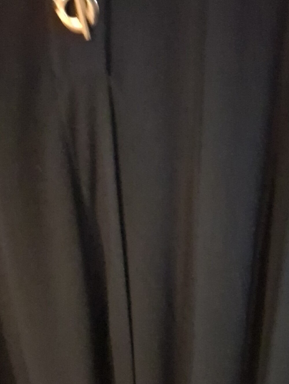 Joseph Ribkoff Black Asymmetrical Tunic with Gold Accent Buttons - Picture 5 of 11